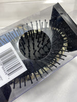 (2) Conair Nylon Bristle Brushes Cushion Regular Size. Blue Gold