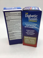 (2) Diabetic Tussin Maximum Strength Cough & Chest Congestion DM 4oz Each 11/24