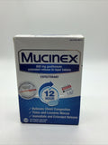 Mucinex ~12 HR ~Chest Congestion Relief Tablets - 100 Count New Sealed 7/25