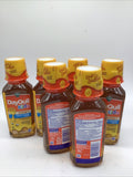 (6) Vicks DayQuil Kids Honey Cold & Cough + Mucus 8 fl oz Ea Ages 6+ 9-11/24