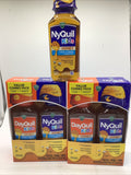 (3) Vicks DayQuil Nyquil Combo Kids Honey Cold & Cough + Mucus 8oz 11-24/25