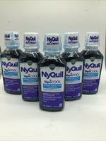 (5) Vicks NyQuil SEVERE VapoCOOL Nighttime Cough, Cold Flu Relief Liquid - 12oz