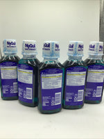 (5) Vicks NyQuil SEVERE VapoCOOL Nighttime Cough, Cold Flu Relief Liquid - 12oz