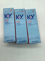 (3) K-Y Jelly Classic Water Based Glide Gentle Personal Lubricant 2oz