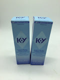 (2) K-Y Natural Feeling Hyaluronic Acid Lubricant Moisturize Hydrate  2.25oz