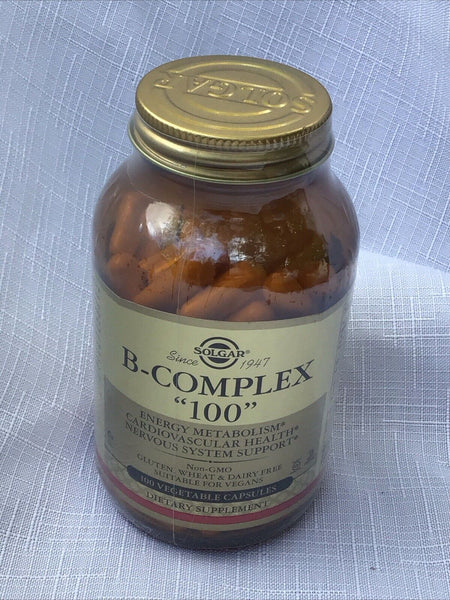 Solgar B-Complex Vegetable Capsules - 100 Count 3/25