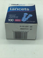 TRUEplus Universal Twist Top 28 Gauge 100 Lancets -