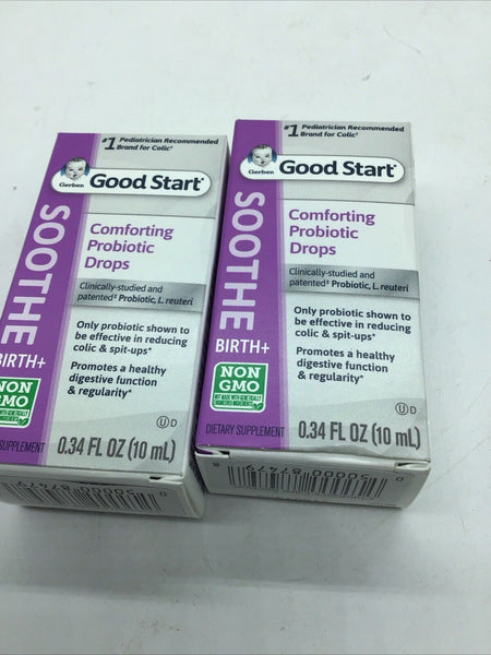 (2) Gerber Good Start Soothe Comforting Probiotic Digestive Drops11/28/24
