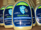 (8) Monofoil D Multi Surface Dual Action Disinfectant Antimicrobial 24 oz