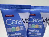 (2) CeraVe Diaper Rash Cream | Baby Healing Ointment for Extra Dry Cracked Skin