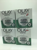 (4) Olay Sensitive Eczema Therapy Skin Relief Cream Colloidal Oatmeal moisturize