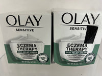 (4) Olay Sensitive Eczema Therapy Skin Relief Cream Colloidal Oatmeal moisturize