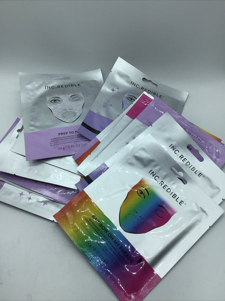 (18) INC.redible Hyaluronic Hydrogel Face Mask Collagen Rainbow Dreamy Skin Prep