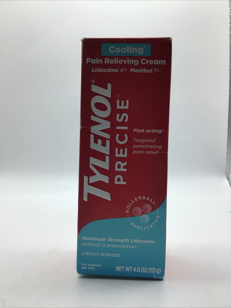 Tylenol 4oz. Light Scent Precise Cooling Pain Relieving Cream Rub 3 25