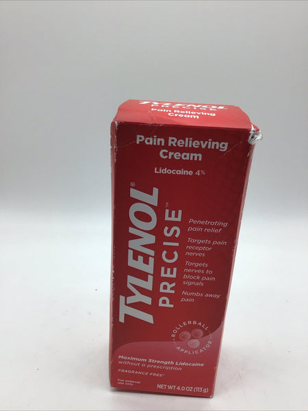 Tylenol 4oz. Unscented Precise Cooling Pain Relieving Cream 4/25