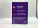 K-Y KY Yours & Mine Couples Tingling Warming Lubricant 3oz COMBINESHIP