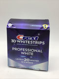 Crest 3D Whitestrips Dental Whitening ENAMEL SAFE 40 Strips 20 treatments 11/26