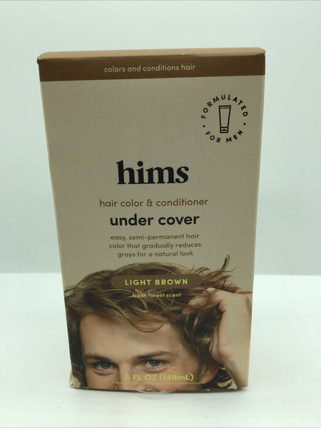 Light Brown Men’s Hair Color Hims Undercover Semi Permanent Gray Shampoo 5 Minut