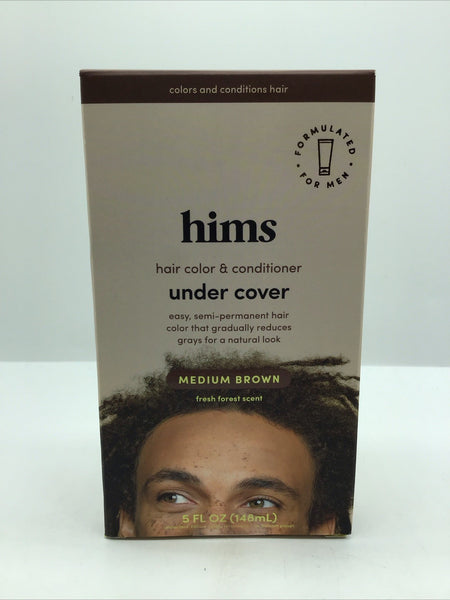 Medium Brown Men’s Hair Color Hims Undercover Semi Permanent Gray Shampoo 5 Min