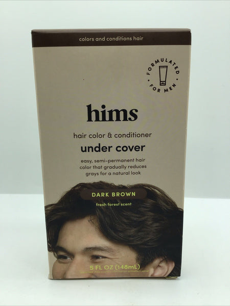 Dark Brown Men’s Hair Color Hims Undercover Semi Permanent Gray Shampoo 5 Min