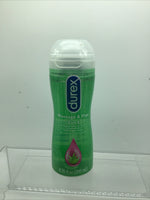 Durex Massage & Play 2 in 1 Lubricant, 6.76 Oz., Soothing Touch with Aloe Vera