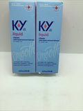 (2) K-Y Liquid Personal Lubricant Liquid Classic 4.5oz Smooth Natural