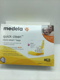 Medela Quick Clean Micro-Steam Bags 5 Count #87024 New