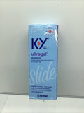 K-Y KY Ultra Gel Slide Premium Water Based Personal Lubricant 1.5 oz COMBINESHIP
