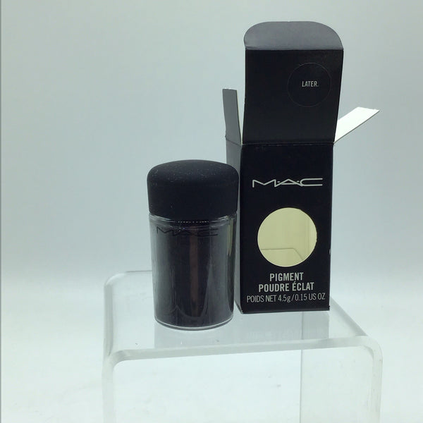 BNIB MAC Later Pigment Eyeshadow Deep Purple Charcoal Powder Shimmer Tartan Rare
