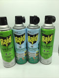 (4) Raid Yard Guard Mosquito Fogger Insect Spray Insecticide Last 6 Hour 16 Oz