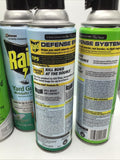 (4) Raid Yard Guard Mosquito Fogger Insect Spray Insecticide Last 6 Hour 16 Oz
