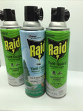 (4) Raid Yard Guard Mosquito Fogger Insect Spray Insecticide Last 6 Hour 16 Oz