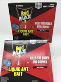 (2) Raid Max Liquid Ant Bait Ant Traps Indoor & Outdoor Insect Repellent 4pk