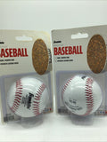 (2) Franklin Leather Red Stitch Core Cork Baseball Official COMBINESHIP