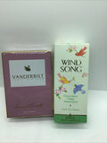 (2) Gloria Vanderbilt &Wind Song Prince Matchabelli Perfume Spray women gift Set