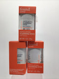 (3) Found Active Exfoliating Cleansing Stick Face Natural Coconut Face Body 1 Oz
