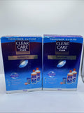 (2) Clear Care Plus HydraGlyde Cleaning and Disinfecting Solution 4x 12oz