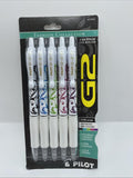 Pilot G2 Blue Gel Pens 0.7mm Fine Point 5 Colors Pink Black Purple Combine Ship