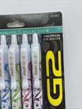 Pilot G2 Blue Gel Pens 0.7mm Fine Point 5 Colors Pink Black Purple Combine Ship