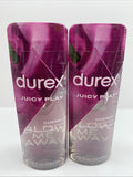 (2)Durex Juicy Play Cherry Flavor Silicone Lubricant Personal 3.38ozCombinesShip