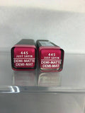 (2) Covergirl Exhibitionist Lipstick CHOOSE YOUR COLOR Demi-Matte Metallic Creme