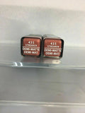 (2) Covergirl Exhibitionist Lipstick CHOOSE YOUR COLOR Demi-Matte Metallic Creme