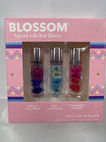 Blossom Flower Infused Lip Gloss Gift Set YOU CHOOSE BuyMore&SaveCombineShip