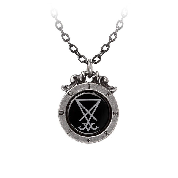 Alchemy Gothic P930 - Seal of Lucifer necklace pendant