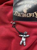 Alchemy Gothic E408 - Voodoo Doll Earring Witch Magic Folk Noose IN HAND