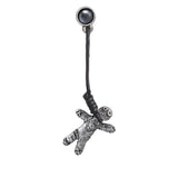 Alchemy Gothic E408 - Voodoo Doll Earring Witch Magic Folk Noose IN HAND