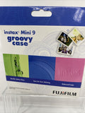 Fujifilm Instax Mini 9 Groovy Case Smokey White Wrist Strap Carry Insta Travel