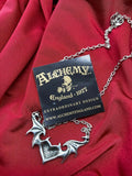 Alchemy Of England Heart Wing P896 Blacksoul Necklace Gothic Pendant IN HAND