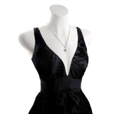 Alchemy Gothic P365  Crystal Pentagram Pendant Necklace Red Crystal Magical