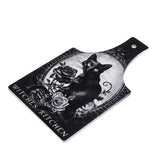 Alchemy Gothic CT4 Cat's Kitchen Cutting Board Serving Trivet Witch Black Vanity